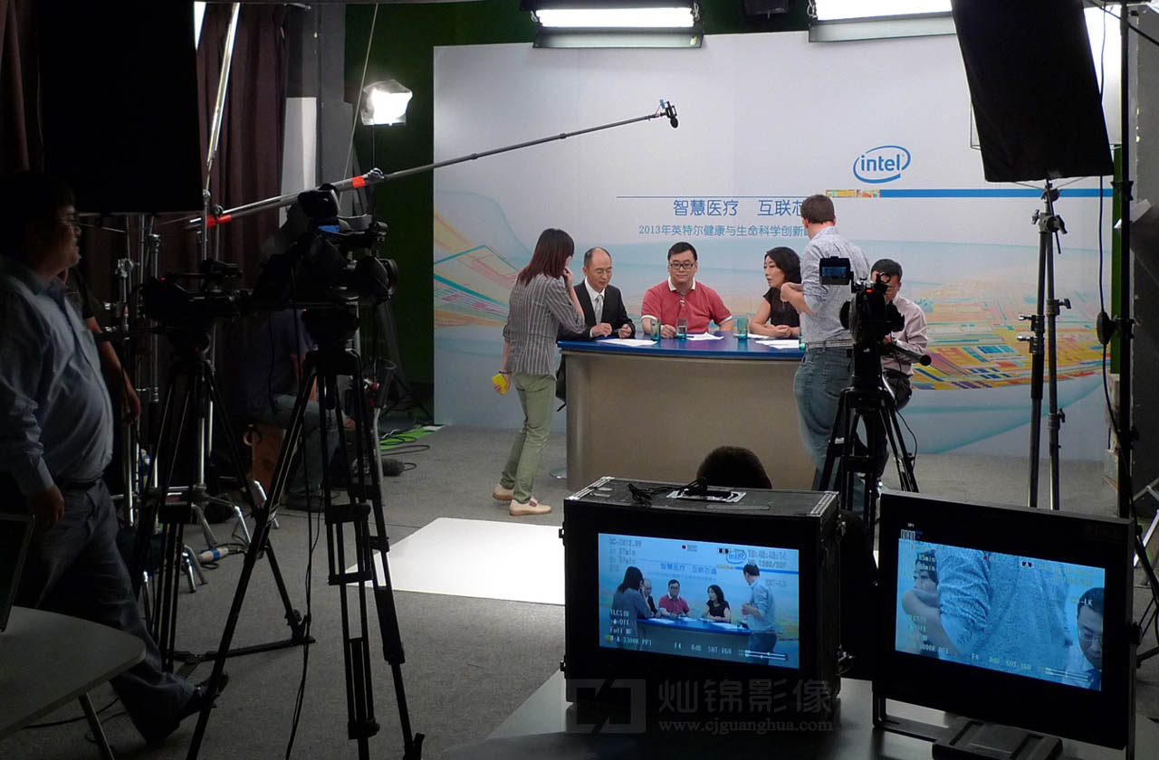 高端对话 栏目访谈录制现场